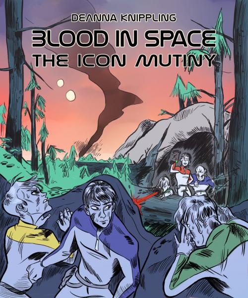 Cover of the book Blood in Space: The Icon Mutiny by DeAnna Knippling, Epic Worlds, LLC