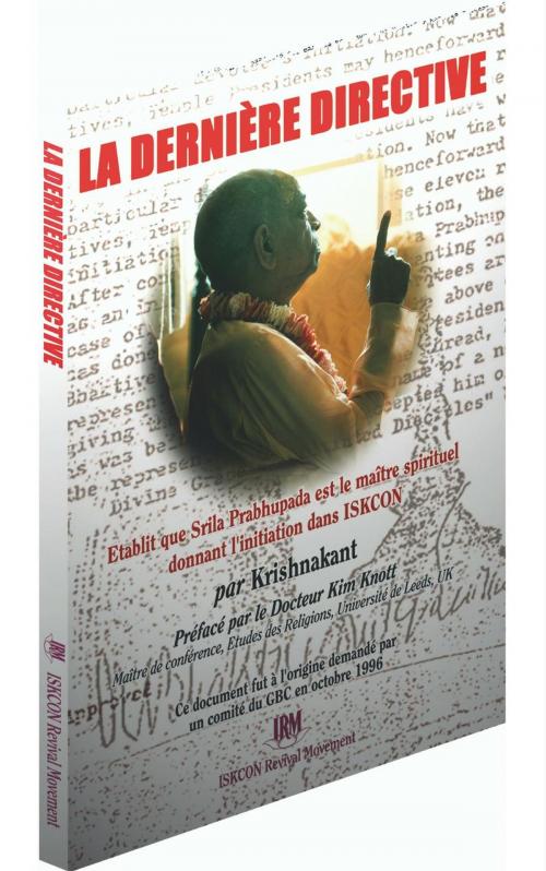 Cover of the book La Dernière Directive by Krishnakant, ISKCON Revival Movement
