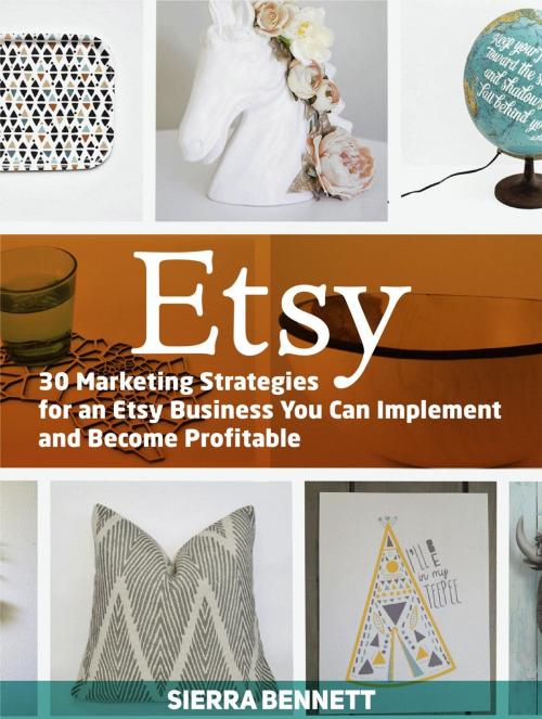 Cover of the book Etsy: 30 Marketing Strategies for an Etsy Business You Can Implement and Become Profitable by Sierra Bennett, JVzon Studio