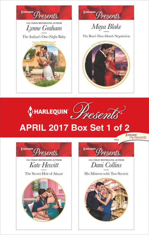 Cover of the book Harlequin Presents April 2017 - Box Set 1 of 2 by Lynne Graham, Kate Hewitt, Maya Blake, Dani Collins, Harlequin