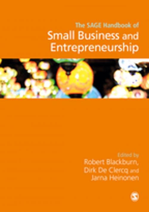 Cover of the book The SAGE Handbook of Small Business and Entrepreneurship by , SAGE Publications