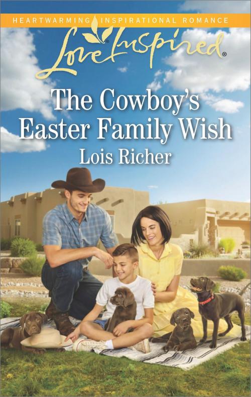 Cover of the book The Cowboy's Easter Family Wish by Lois Richer, Harlequin