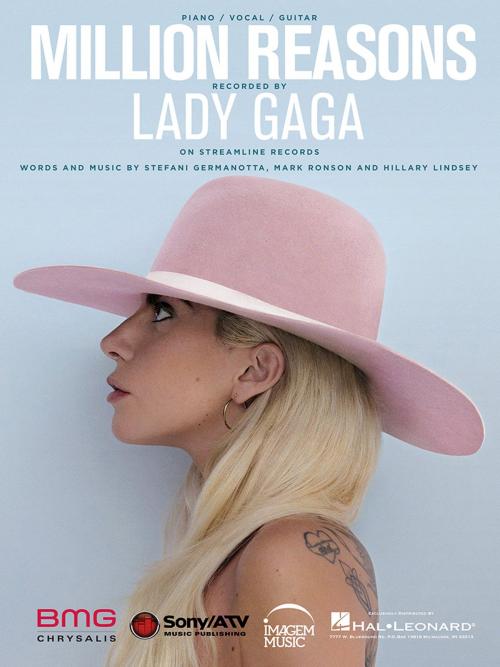 Cover of the book Million Reasons Sheet Music by Lady Gaga, Hal Leonard