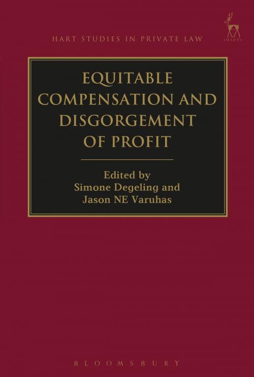 Cover of the book Equitable Compensation and Disgorgement of Profit by , Bloomsbury Publishing