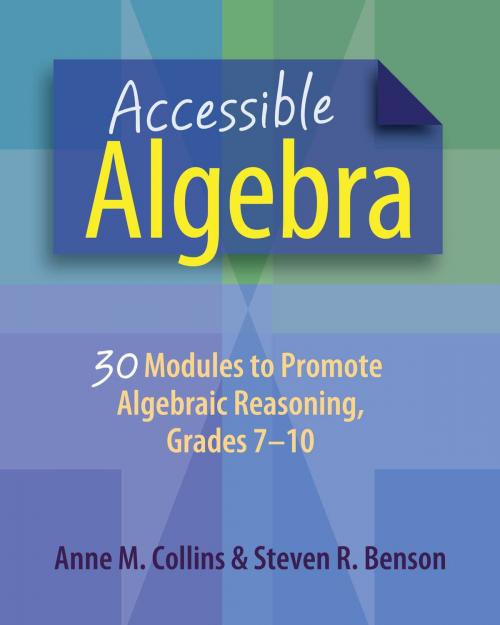 Cover of the book Accessible Algebra by Anne Collins, Steven R. Benson, Stenhouse Publishers