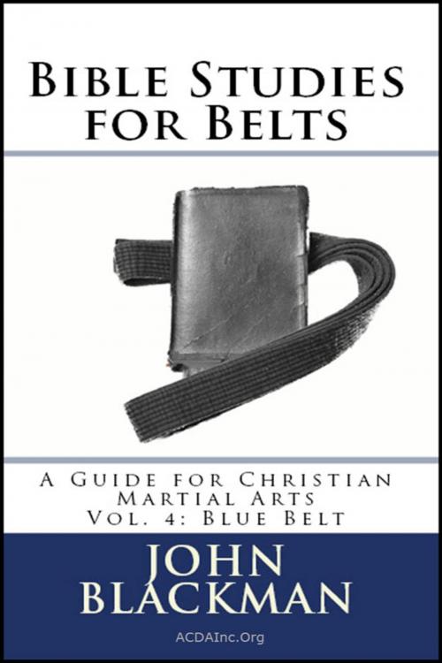 Cover of the book Bible Studies for Belts: A Guide for Christian Martial Arts Vol. 4: Blue Belt by John Blackman, American Christian Defense Alliance, Inc.
