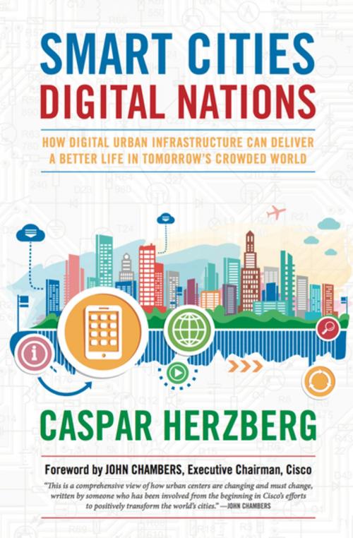 Cover of the book Smart Cities, Digital Nations by Caspar Herzberg, Roundtree Press