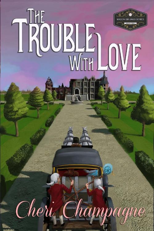 Cover of the book The Trouble with Love by Cheri Champagne, Pandamoon Publishing