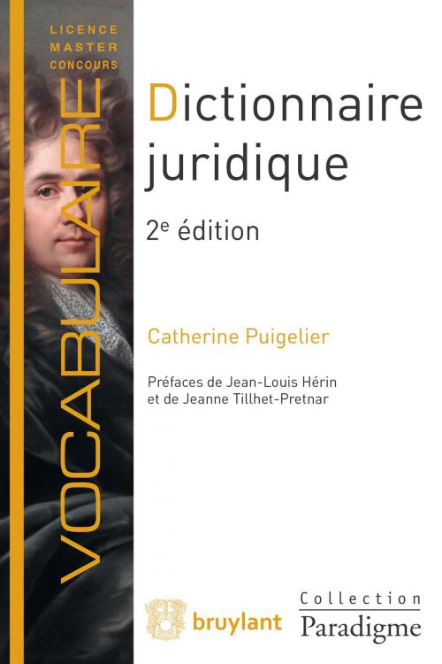 Cover of the book Dictionnaire juridique by Catherine Puigelier, Jean-Louis Hérin, Jeanne Tillhet - Pretnar, Bruylant