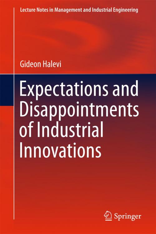 Cover of the book Expectations and Disappointments of Industrial Innovations by Gideon Halevi, Springer International Publishing