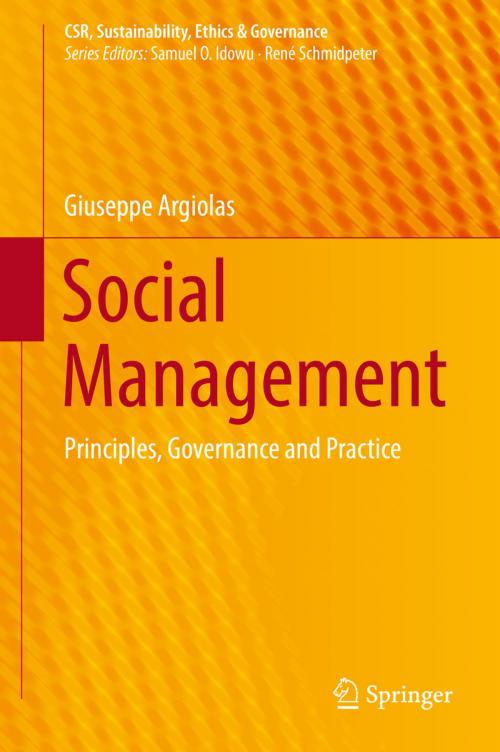 Cover of the book Social Management by Giuseppe Argiolas, Springer International Publishing