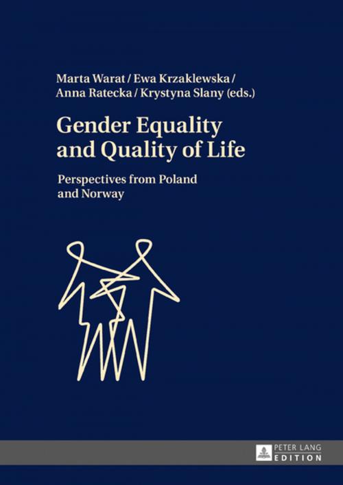 Cover of the book Gender Equality and Quality of Life by , Peter Lang