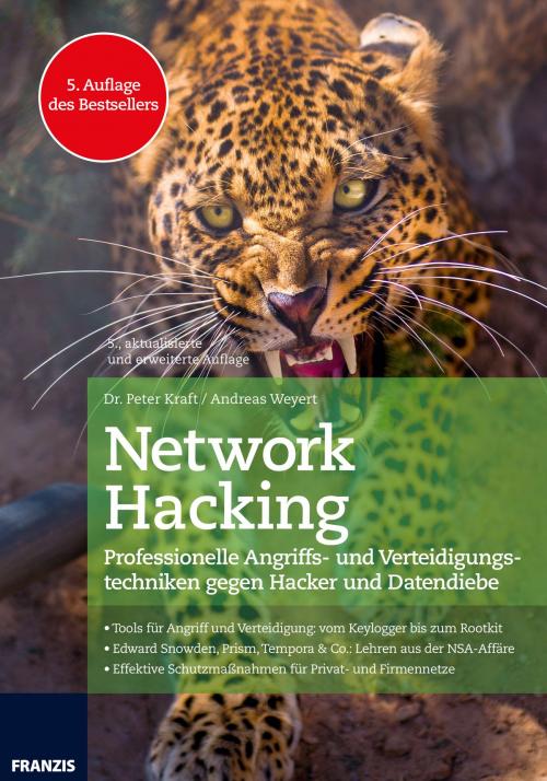 Cover of the book Network Hacking by Dr. Peter Kraft, Andreas Weyert, Franzis Verlag