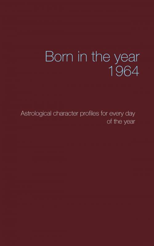 Cover of the book Born in the year 1964 by Christoph Däppen, Books on Demand