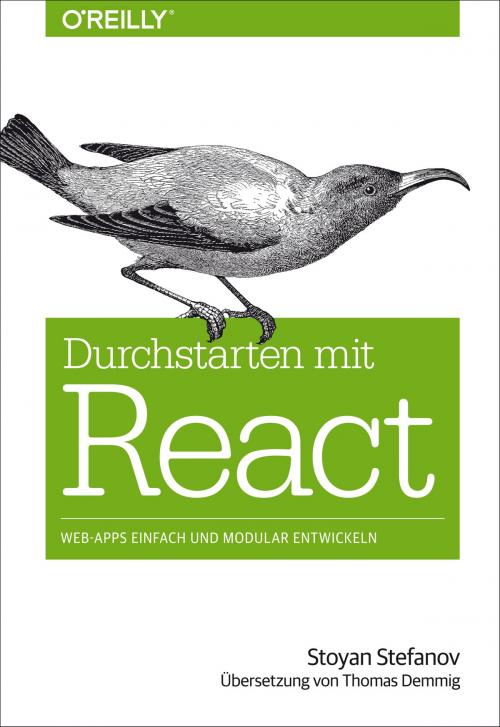 Cover of the book Durchstarten mit React by Stoyan Stefanov, O'Reilly