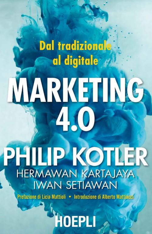 Cover of the book Marketing 4.0 by Philip Kotler, Hoepli