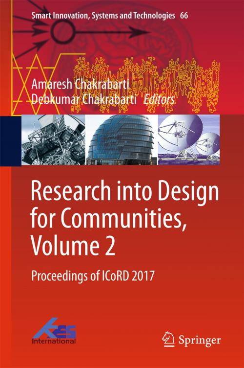 Cover of the book Research into Design for Communities, Volume 2 by , Springer Singapore
