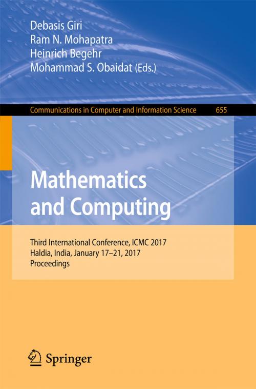 Cover of the book Mathematics and Computing by , Springer Singapore