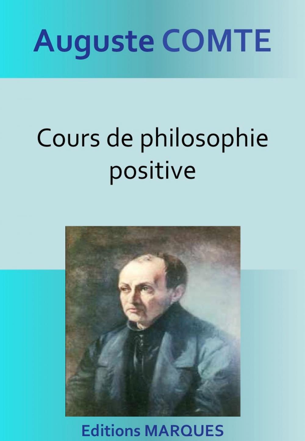 Big bigCover of Cours de philosophie positive