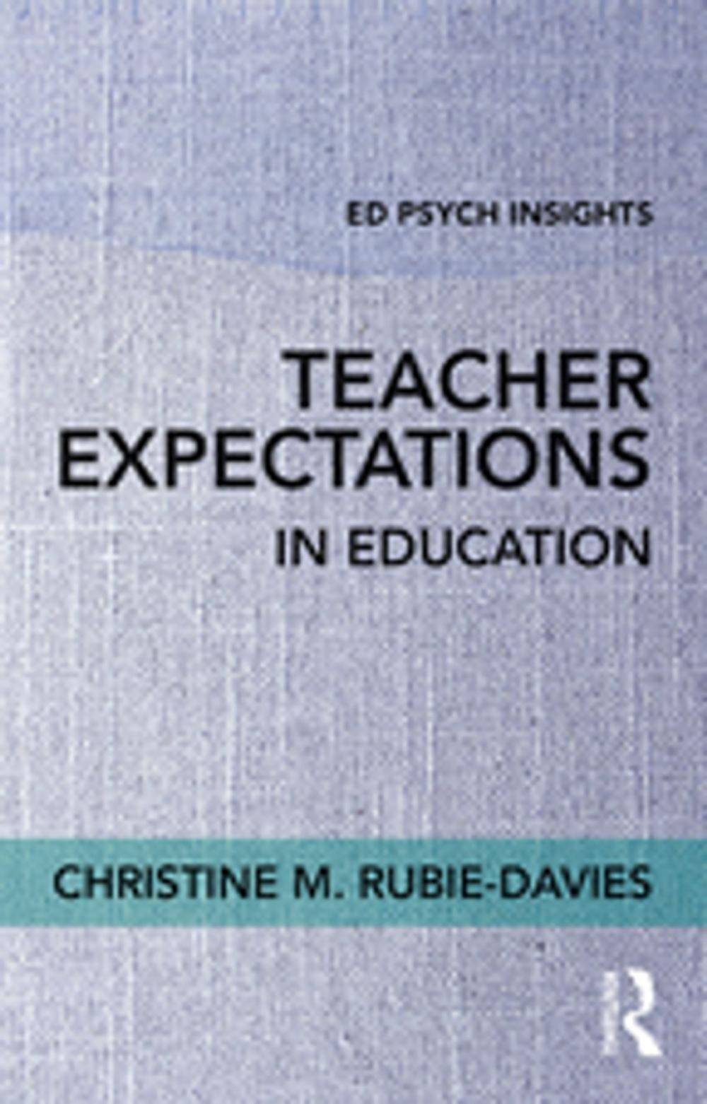 Big bigCover of Teacher Expectations in Education