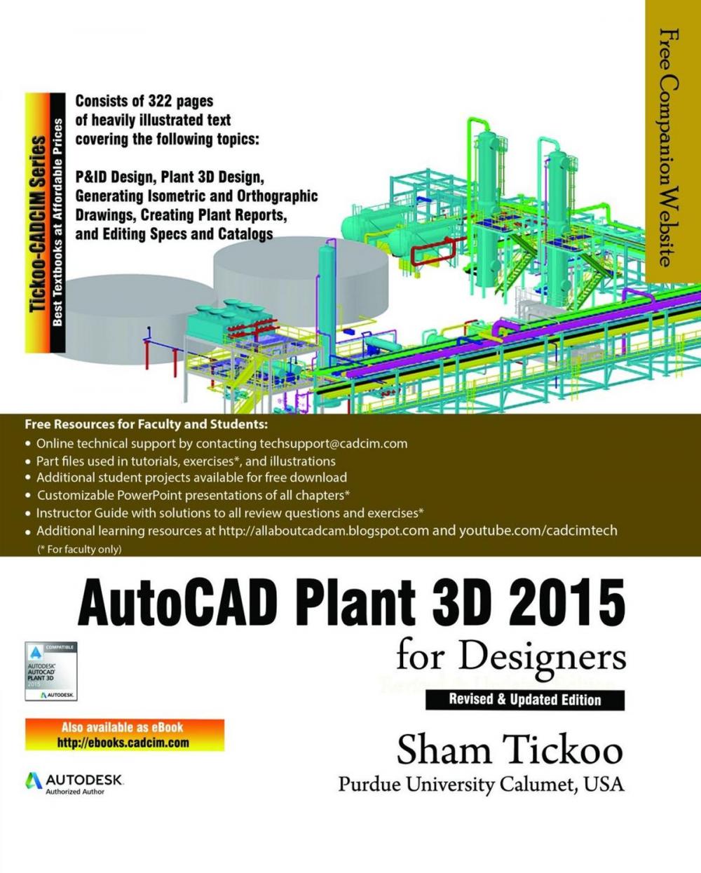 Big bigCover of AutoCAD Plant 3D 2015 for Designers