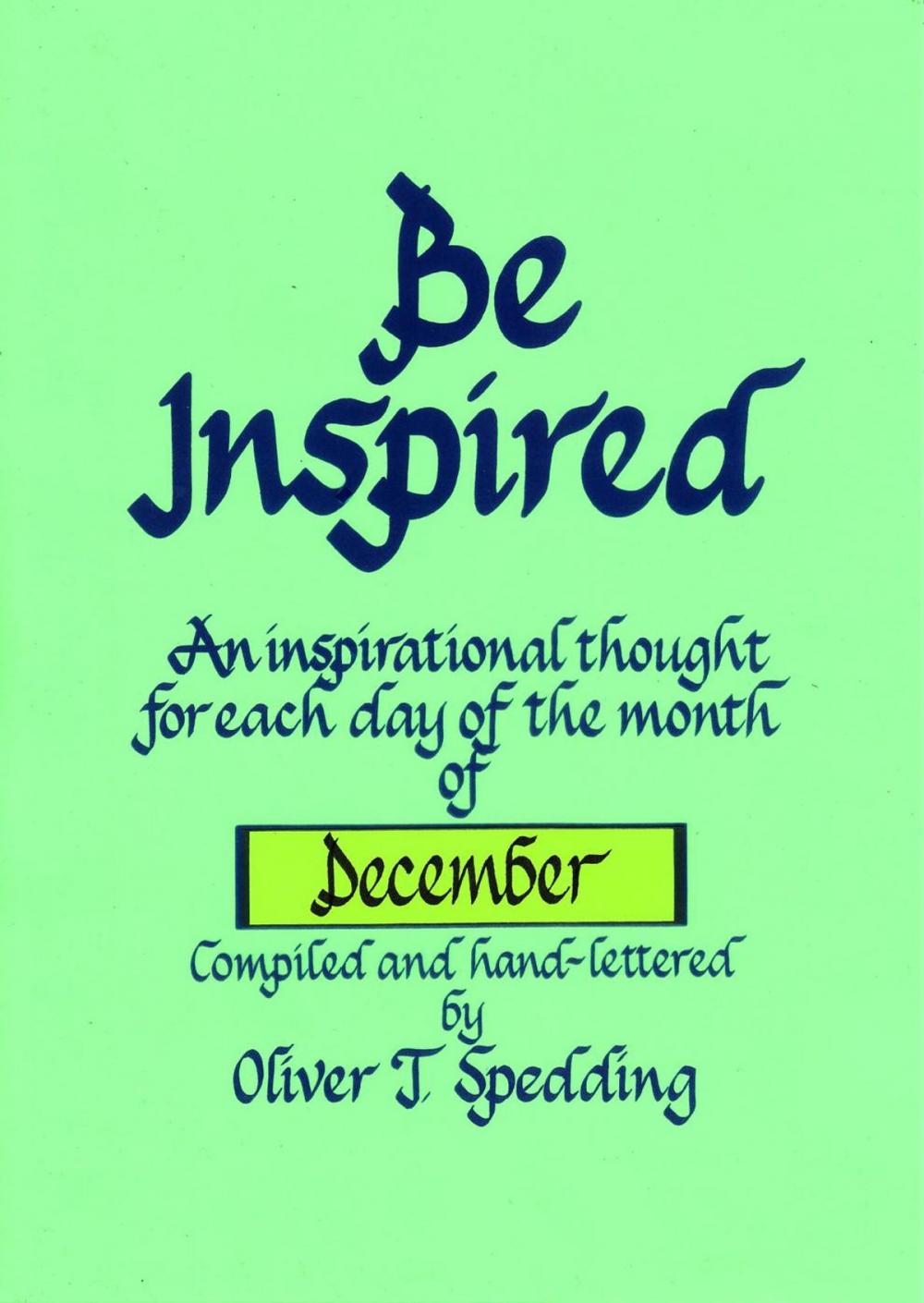 Big bigCover of Be Inspired - December