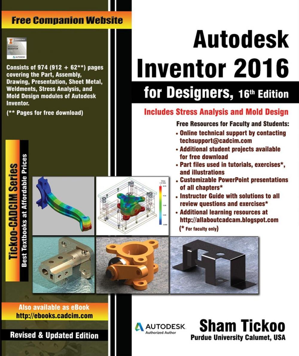 Big bigCover of Autodesk Inventor 2016 for Designers