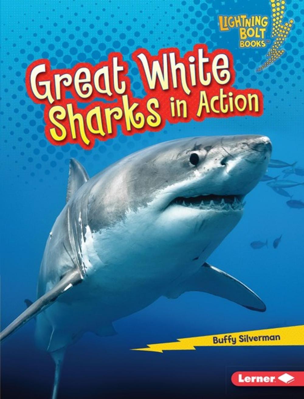 Big bigCover of Great White Sharks in Action