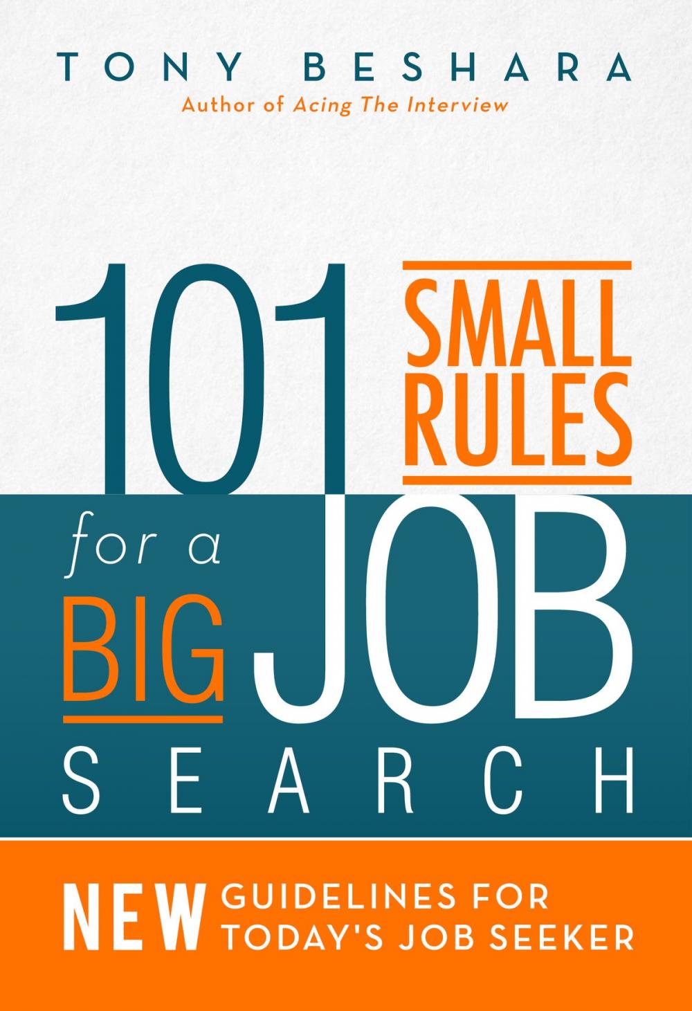 Big bigCover of 101 Small Rules for a Big Job Search