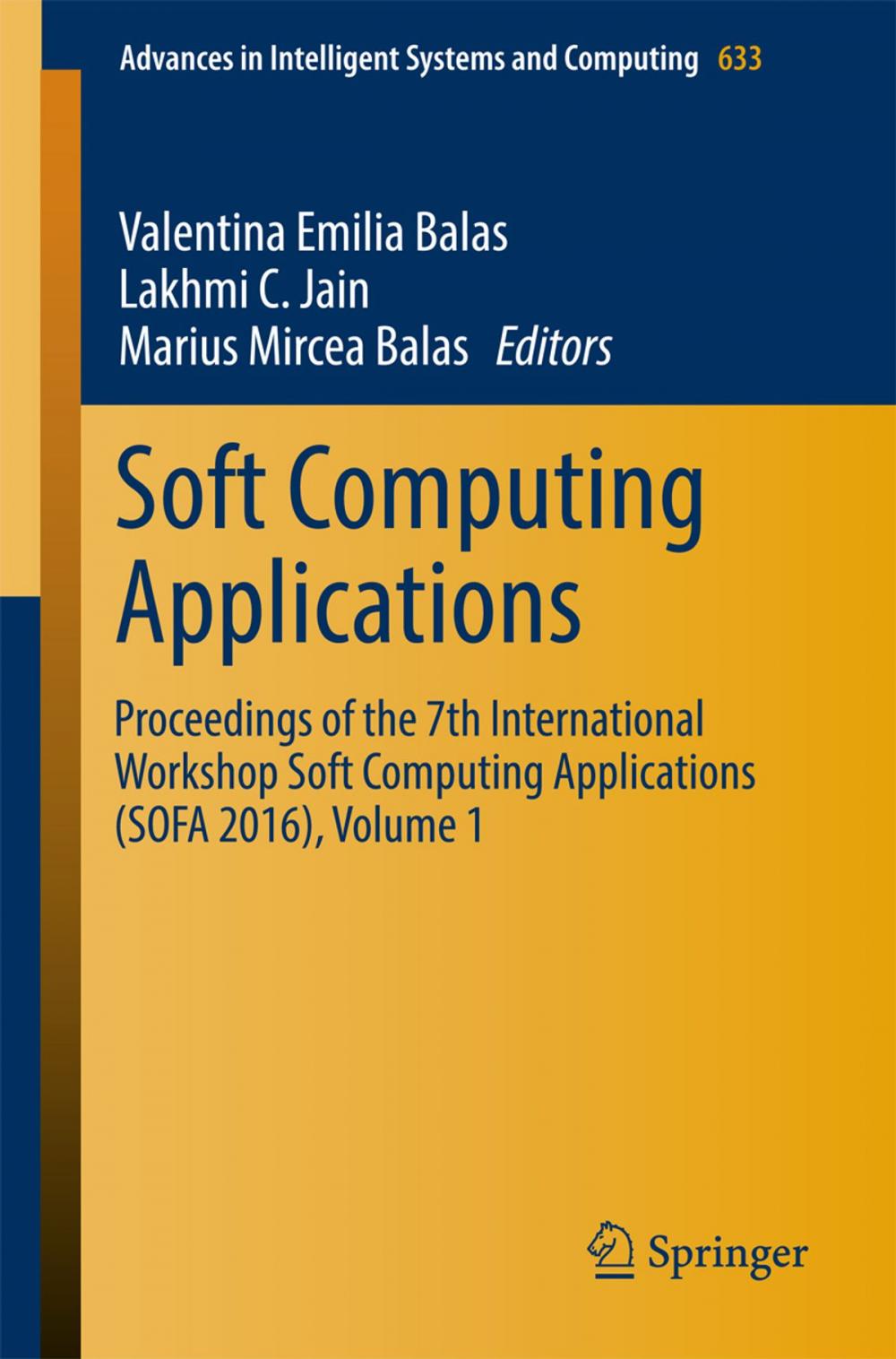 Big bigCover of Soft Computing Applications