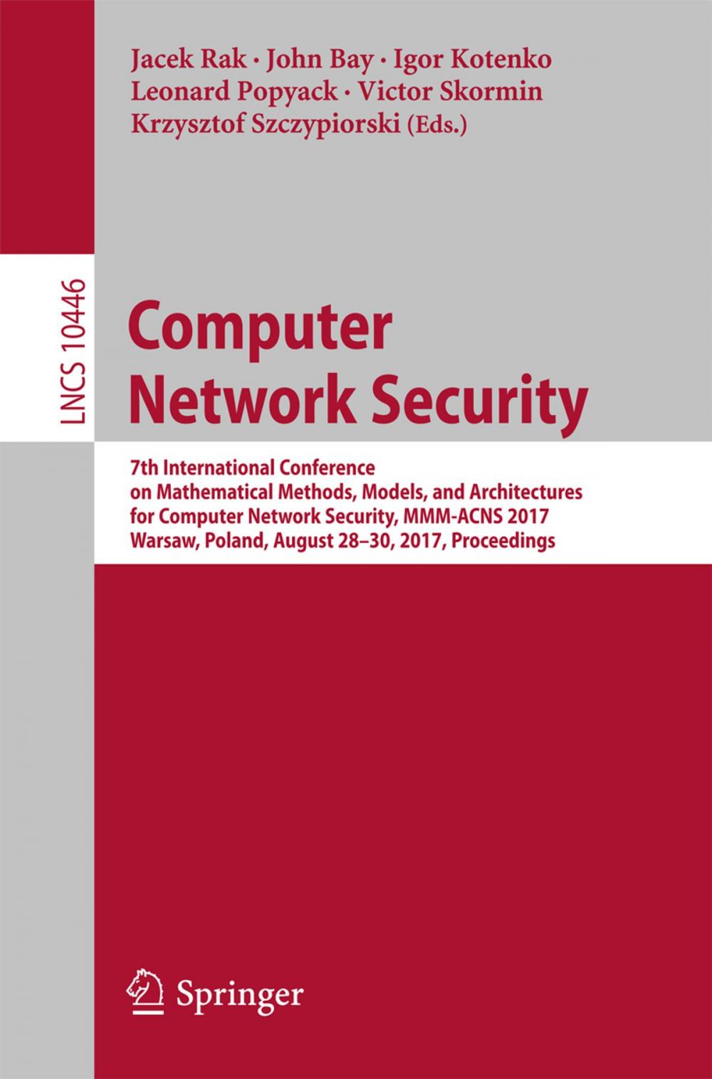 Big bigCover of Computer Network Security