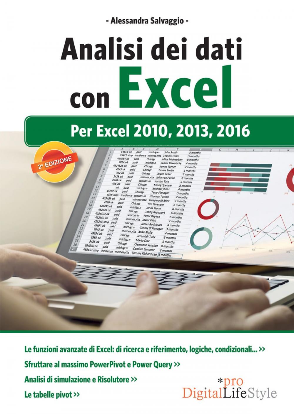 Big bigCover of Analisi dei dati con Excel: per Excel 2010, 2013, 2016
