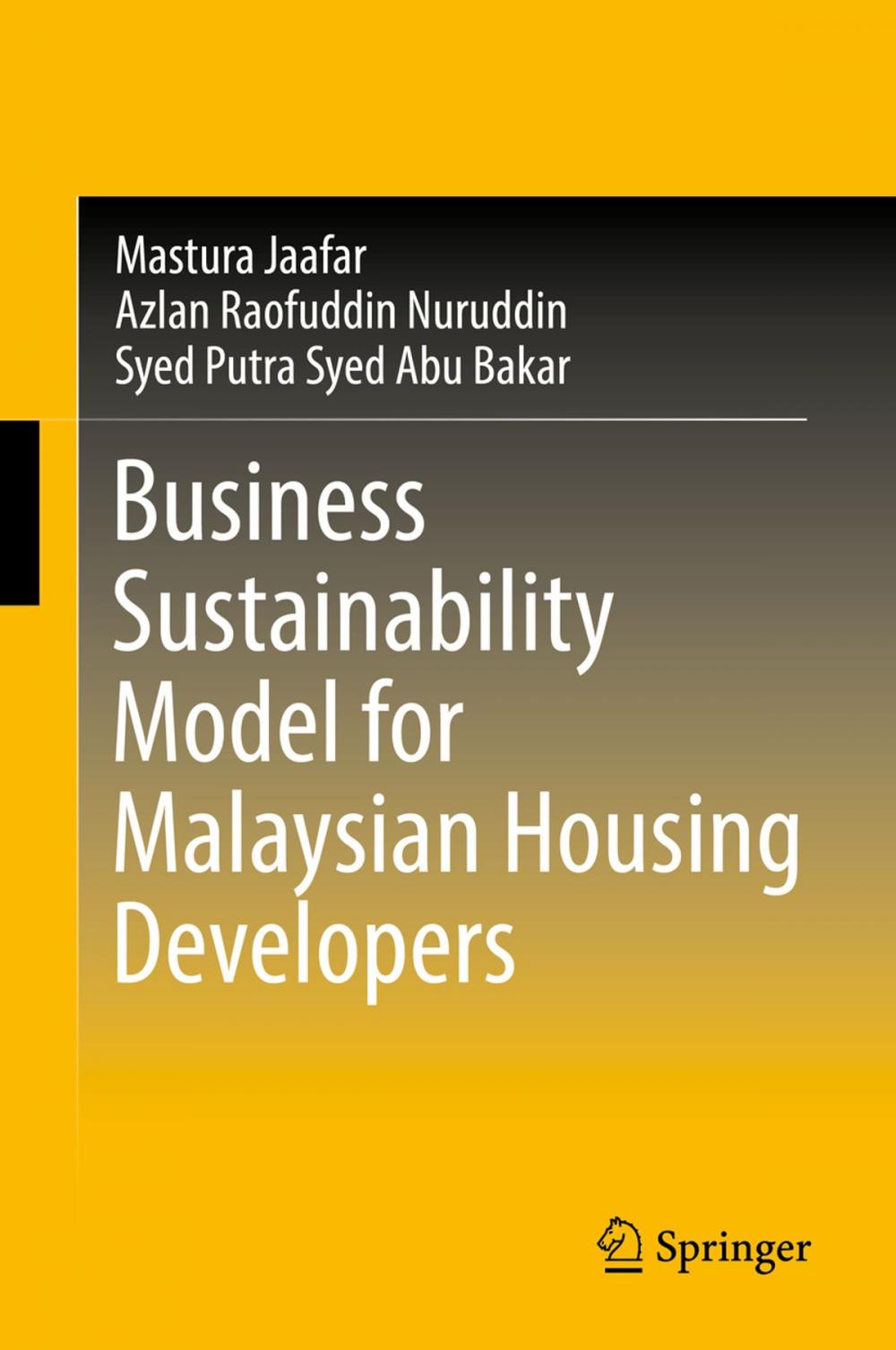 Big bigCover of Business Sustainability Model for Malaysian Housing Developers