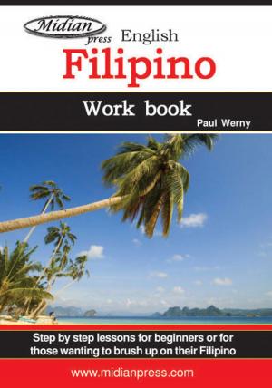 Book cover of Learn Filipino work book (tagalog)