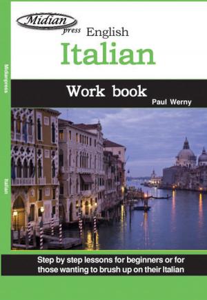 Book cover of Learn Italian work book