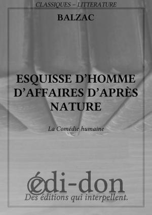 Cover of the book Esquisse d'homme d'affaires d'après nature by Spinoza