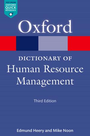 Cover of the book A Dictionary of Human Resource Management by Reinhard Bork
