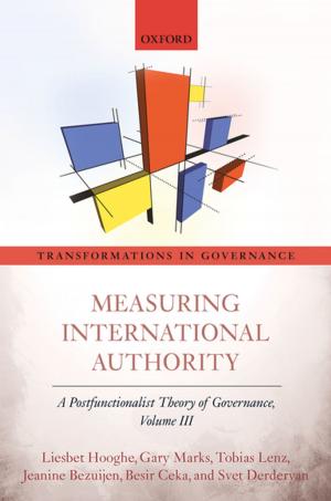 Cover of the book Measuring International Authority by Andreas Unterberger