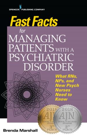 Cover of the book Fast Facts for Managing Patients with a Psychiatric Disorder by Fong Chan, PhD, CRC, Malachy Bishop, PhD, CRC, Julie Chronister, PhD, CRC, Eun-Jeong Lee, PhD, CRC, Chung-Yi Chiu, PhD