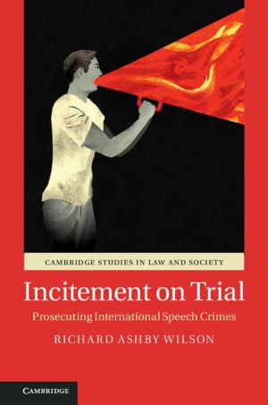 Cover of the book Incitement on Trial by Francesco Russo, Maarten Pieter Schinkel, Andrea Günster, Martin Carree