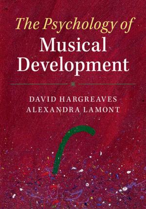 Book cover of The Psychology of Musical Development