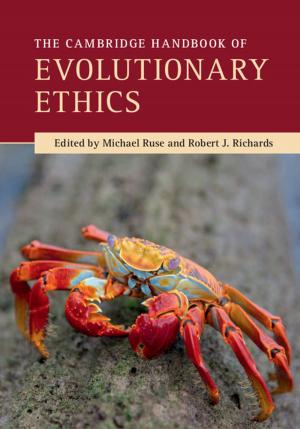 Cover of the book The Cambridge Handbook of Evolutionary Ethics by Rob Meens