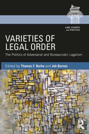 Cover of the book Varieties of Legal Order by Ellen Cole, Esther D Rothblum, Lillie Weiss, Rosalyn Meadow