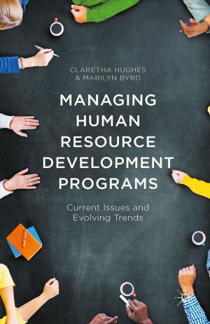 Cover of Managing Human Resource Development Programs