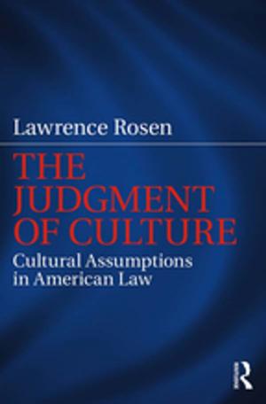 Cover of the book The Judgment of Culture by Lionel F. Stapley