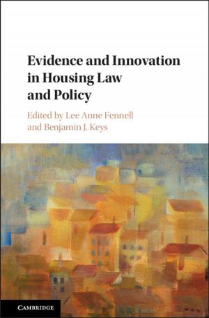 Cover of the book Evidence and Innovation in Housing Law and Policy by David Luban