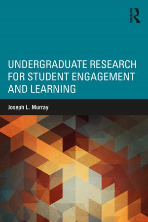 Cover of the book Undergraduate Research for Student Engagement and Learning by Eon-Seong Lee, Dong-Wook Song
