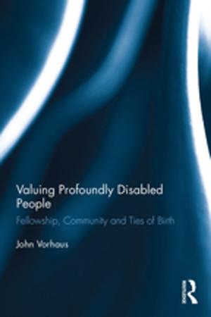 Cover of the book Valuing Profoundly Disabled People by Carmen Richerzhagen