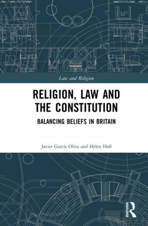 Cover of the book Religion, Law and the Constitution by F. Zeuthen