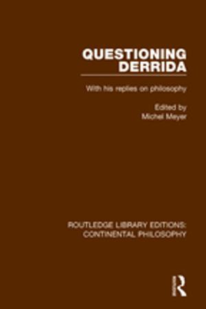 Cover of the book Questioning Derrida by Bernard W. Bell, Emily R. Grosholz, James B. Stewart